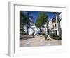People Relaxing in Church Square in Front of the El Salvador Church-Pearl Bucknall-Framed Photographic Print