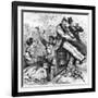 People Returning Home on Derby Day-null-Framed Art Print