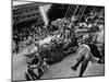 People Riding a Merry Go Round, During the Celebration of Munich's 800th Anniversary-Michael Rougier-Mounted Photographic Print