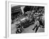 People Riding a Merry Go Round, During the Celebration of Munich's 800th Anniversary-Michael Rougier-Framed Photographic Print