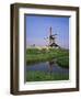 People Riding Bicycles, Zaanse Schans, Near Amsterdam, Holland-Roy Rainford-Framed Photographic Print