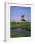 People Riding Bicycles, Zaanse Schans, Near Amsterdam, Holland-Roy Rainford-Framed Photographic Print