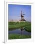 People Riding Bicycles, Zaanse Schans, Near Amsterdam, Holland-Roy Rainford-Framed Photographic Print