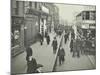 People Rushing to Get on a Trolley Bus at 7.05 Am, Tooting Broadway, London, April 1912-null-Mounted Photographic Print