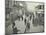 People Rushing to Get on a Trolley Bus at 7.05 Am, Tooting Broadway, London, April 1912-null-Mounted Photographic Print