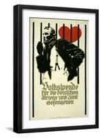 People's Fund for German War and Civil Prisoners-Ludwig Hohlwein-Framed Art Print