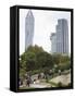 People's Square, Shanghai, China, Asia-Amanda Hall-Framed Stretched Canvas