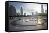 People's Square, Shanghai, China, Asia-Andy Brandl-Framed Stretched Canvas