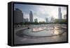 People's Square, Shanghai, China, Asia-Andy Brandl-Framed Stretched Canvas
