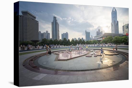 People's Square, Shanghai, China, Asia-Andy Brandl-Stretched Canvas