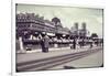 People Shopping at Book and Print Stalls Along the Seine River-William Vandivert-Framed Photographic Print