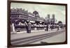 People Shopping at Book and Print Stalls Along the Seine River-William Vandivert-Framed Photographic Print