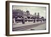 People Shopping at Book and Print Stalls Along the Seine River-William Vandivert-Framed Photographic Print