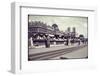 People Shopping at Book and Print Stalls Along the Seine River-William Vandivert-Framed Photographic Print