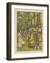 People Shopping in an Arcade-Thomas Crane-Framed Giclee Print