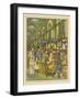 People Shopping in an Arcade-Thomas Crane-Framed Giclee Print