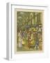 People Shopping in an Arcade-Thomas Crane-Framed Giclee Print