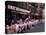 People Sitting at an Outdoor Restaurant, Little Italy, Manhattan, New York State-Yadid Levy-Stretched Canvas