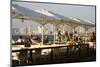 People Sitting at Casita Bar and Restaurant in Old Jaffa with a View over the Sea and Tel Aviv-Yadid Levy-Mounted Photographic Print