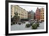 People Sitting at Stortorget Square in Gamla Stan, Stockholm, Sweden, Scandinavia, Europe-Yadid Levy-Framed Photographic Print