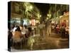 People Sitting at Sul Restaurant, Rue Do Norte, Bairro Alto, Lisbon, Portugal-Yadid Levy-Stretched Canvas