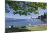 People Sitting at the Lakeshore-Markus Lange-Mounted Photographic Print