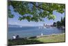 People Sitting at the Lakeshore-Markus Lange-Mounted Photographic Print