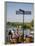 People Sitting on a Bench at Ribe City Center, Jutland, Denmark, Scandinavia, Europe-Yadid Levy-Framed Photographic Print