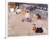 People Sitting on the Beach, 1906-Joaquín Sorolla y Bastida-Framed Giclee Print