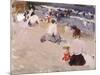 People Sitting on the Beach, 1906-Joaquín Sorolla y Bastida-Mounted Giclee Print