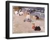 People Sitting on the Beach, 1906-Joaquín Sorolla y Bastida-Framed Premium Giclee Print