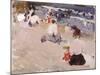 People Sitting on the Beach, 1906-Joaquín Sorolla y Bastida-Mounted Giclee Print