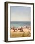 People Sitting on the Beach in Summer-Jillian Melnyk-Framed Photographic Print