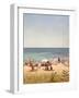 People Sitting on the Beach in Summer-Jillian Melnyk-Framed Photographic Print