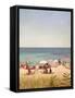 People Sitting on the Beach in Summer-Jillian Melnyk-Framed Stretched Canvas