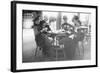 People Sitting with Drinks-null-Framed Photographic Print