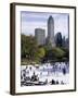 People Skating in Central Park, Manhattan, New York City, New York, USA-Peter Scholey-Framed Photographic Print