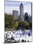 People Skating in Central Park, Manhattan, New York City, New York, USA-Peter Scholey-Mounted Photographic Print