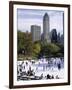 People Skating in Central Park, Manhattan, New York City, New York, USA-Peter Scholey-Framed Photographic Print