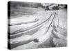 People Skiing and Sledding-null-Stretched Canvas