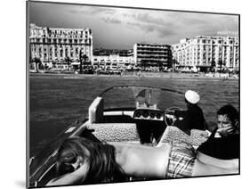 People Sunbathing During the Cannes Film Festival-Paul Schutzer-Mounted Premium Photographic Print