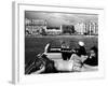 People Sunbathing During the Cannes Film Festival-Paul Schutzer-Framed Photographic Print