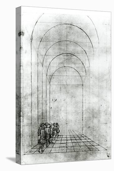 People under an Arch-Antonio Pisani Pisanello-Stretched Canvas