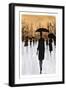 People under Rain in New York-isaxar-Framed Photographic Print