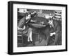 People Using Patent Model of Telephone-null-Framed Photographic Print