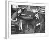 People Using Patent Model of Telephone-null-Framed Photographic Print