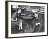 People Using Patent Model of Telephone-null-Framed Photographic Print