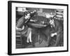 People Using Patent Model of Telephone-null-Framed Photographic Print