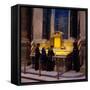 People Viewing the Constitution and Declaration of Independence-null-Framed Stretched Canvas
