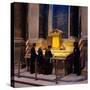 People Viewing the Constitution and Declaration of Independence-null-Stretched Canvas